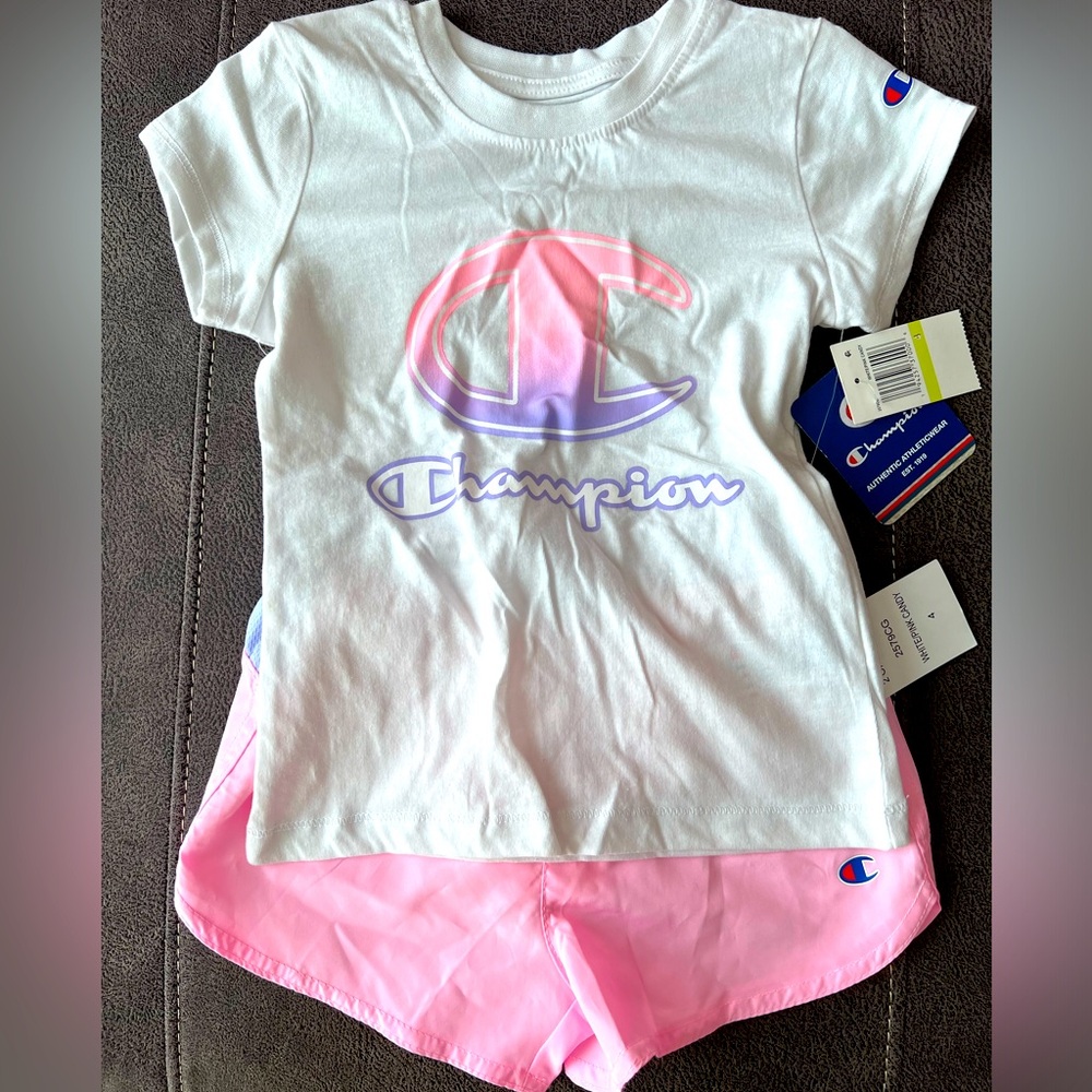 Little Girls 2 Piece Short Set…